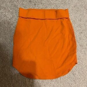 Forever 21 orange skirt size Small